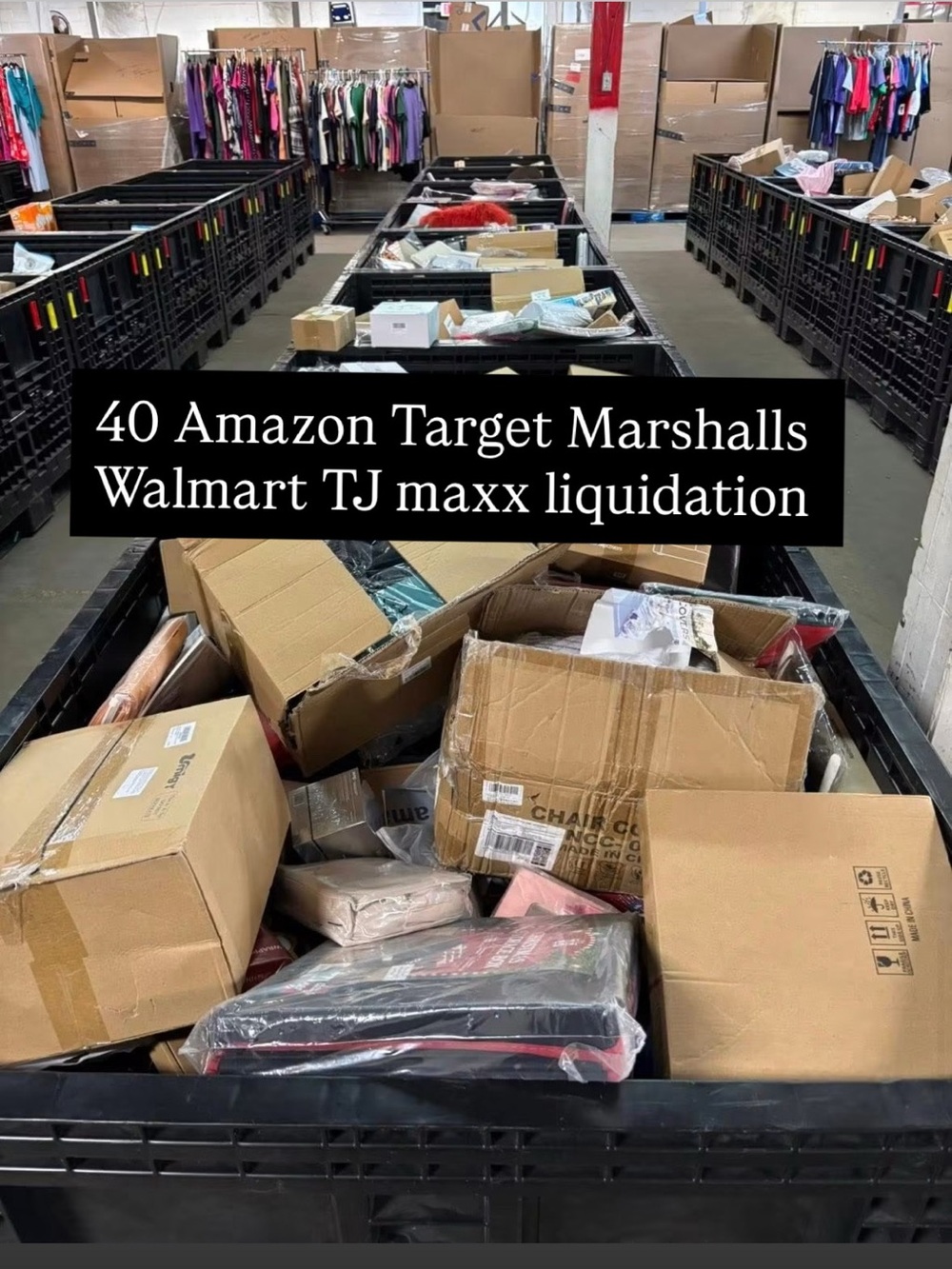 Amazon Walmart Marshalls target LIQUIDATION reseller MYSTERY BOX Overstock 40 pc